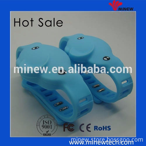 Food Grade Silicone iBeacon Kid Bracelet
